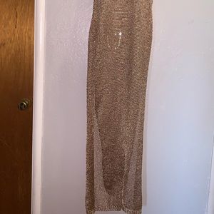 a'gaci Dresses - Metallic knit dress a'gaci Dresses - Metallic knit dress